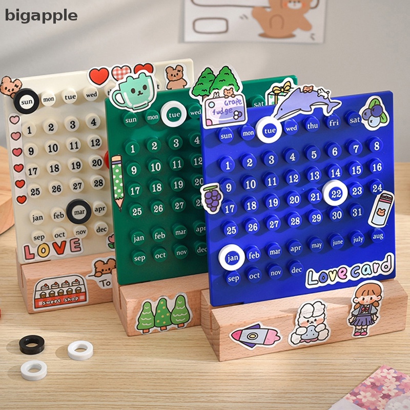 Lịch Để Bàn 3 Vòng Bằng Acrylic Dùng Trang Trí Nhà Cửa Độc Đáo Diy