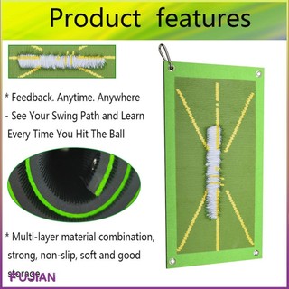 Golf Training Mat Set Divot Analysis Swing Path Correct Posture Practice Detection Batting [B/8]