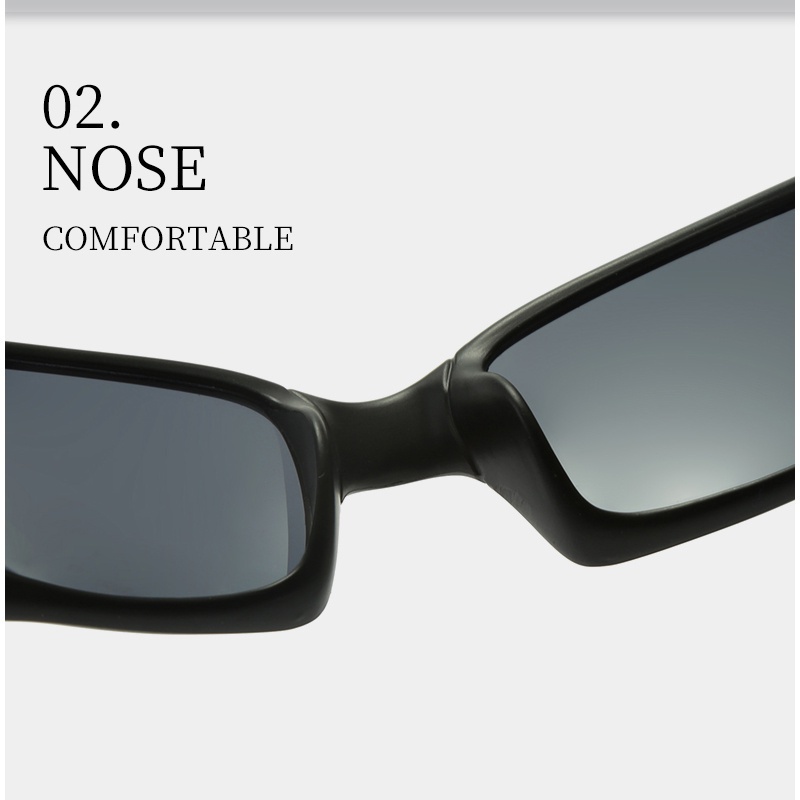 Kính Mát Vuông Chống Tia UV400 Thời Trang Dành Cho Nam