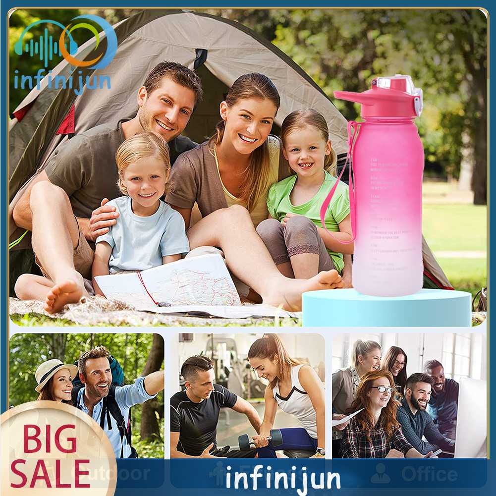 Bình Nước Thể Thao Màu Gradient Dung Tích 1300ML