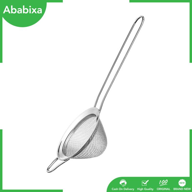 Dụng Cụ Lọc Trà / Cà Phê Hình Nón Tay Cầm Dài 20cm Bằng Kim Loại Tiện Dụng