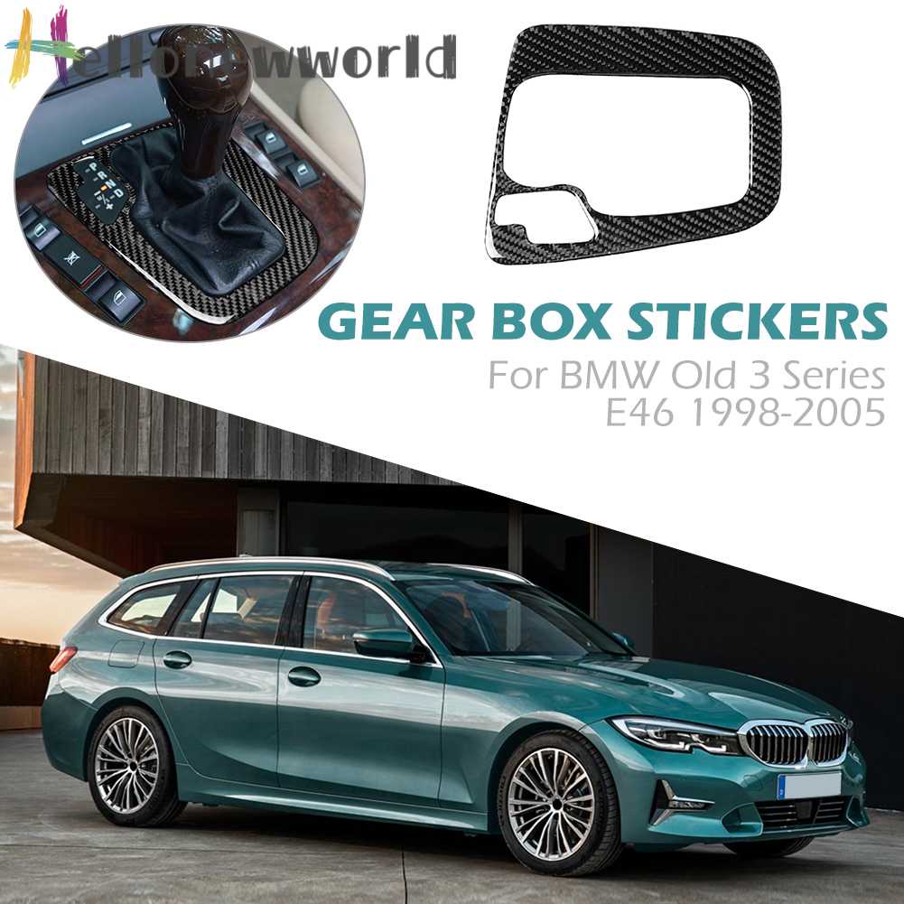 Viền Bọc Bảng Điều Khiển Cần Gạt Số Bằng Sợi Carbon Cho BMW 3 Series E46 1998-200