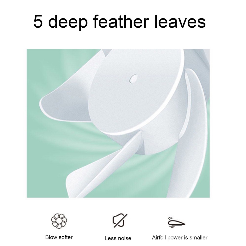 Quạt Không Cánh Mini Kẹp Gắn Cổ Làm Vườn Hàng Ngày Màu Vàng Để Bàn Thiết Bị Điều Hòa Không Khí Mẫu Mới