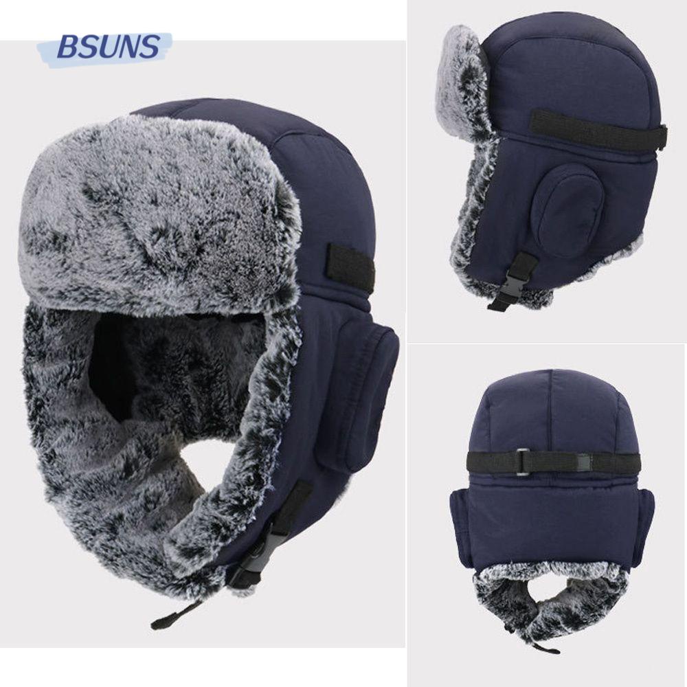 Mũ Giả Lông Thú Che Tai Giữ Ấm Chống Gió Mùa Đông Cho Nam Nữ