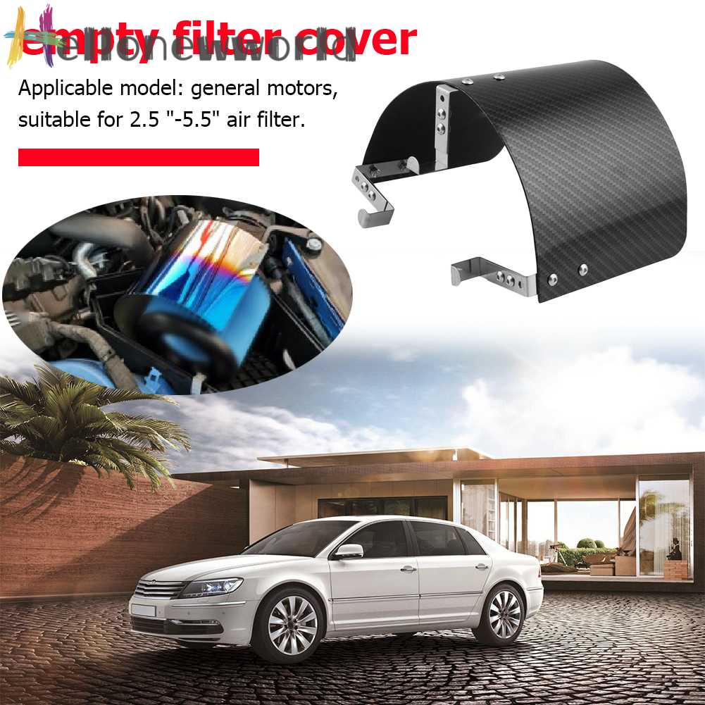 Ốp Bọc Bộ Lọc Khí Hình Nón Bằng Sợi Carbon Cho Cổ 2.5-5.5 inch