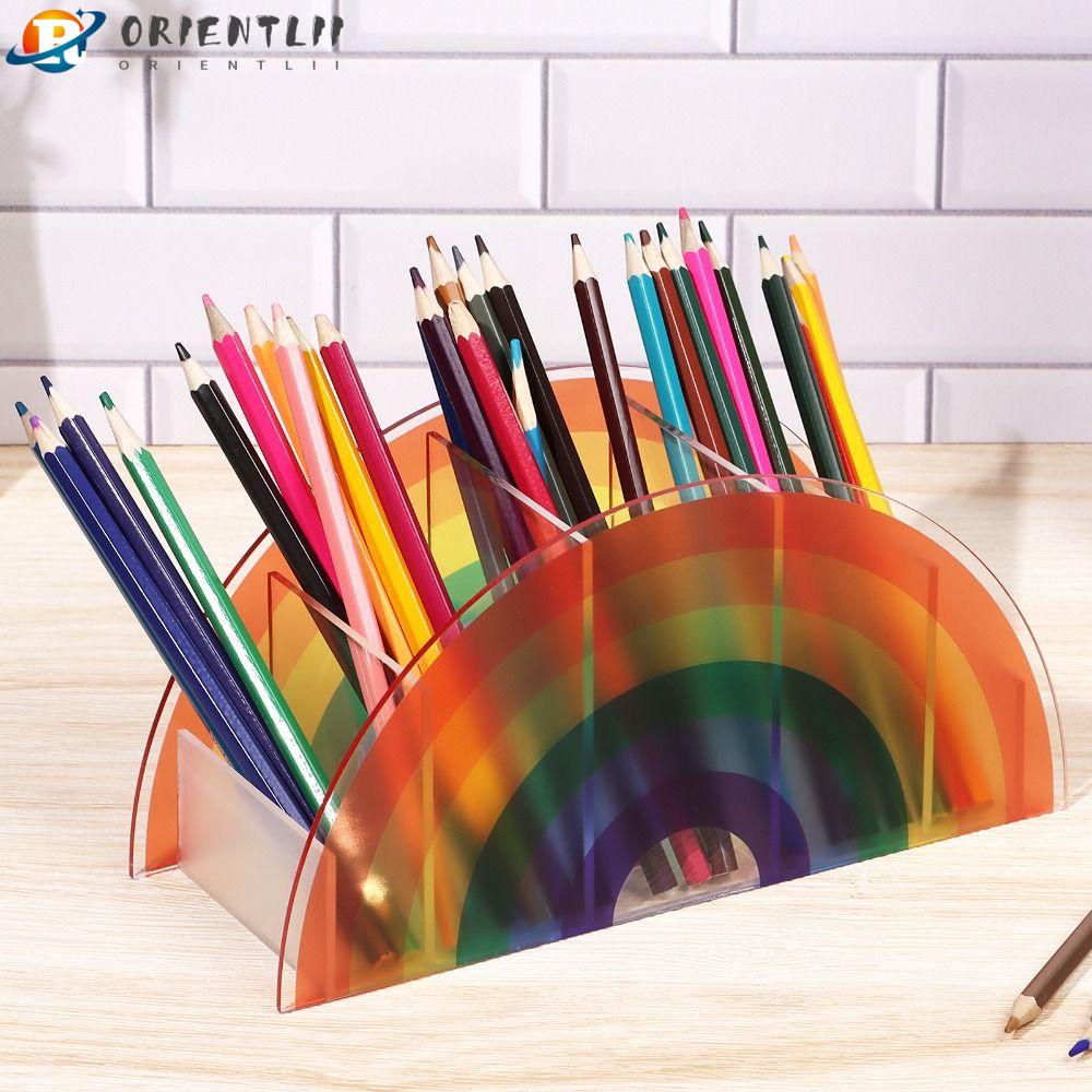 Hộp Đựng Bút Để Bàn Bằng Acrylic Bền Bỉ Tiện Dụng Ốp