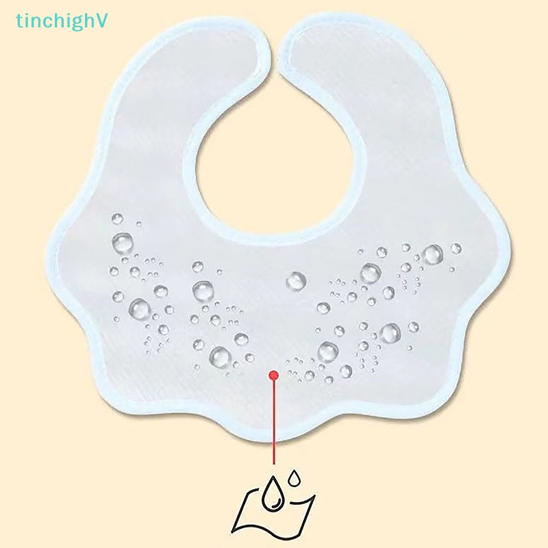 [TinchighV] Yếm Ăn Cotton Hình Gấu Cười Hoạt Hình Cho Trẻ Sơ Sinh [Mới]