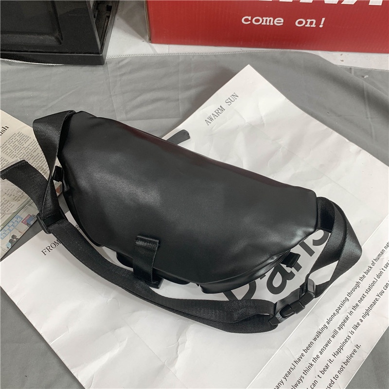 Túi Đeo Chéo Ngực Mềm Mại Phong Cách Thể Thao Hàn Quốc Cá Tính Cho Nữ