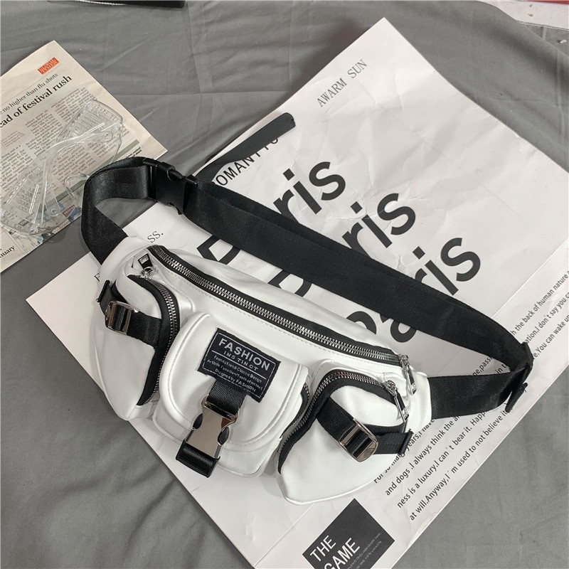 Túi Đeo Chéo Ngực Mềm Mại Phong Cách Thể Thao Hàn Quốc Cá Tính Cho Nữ