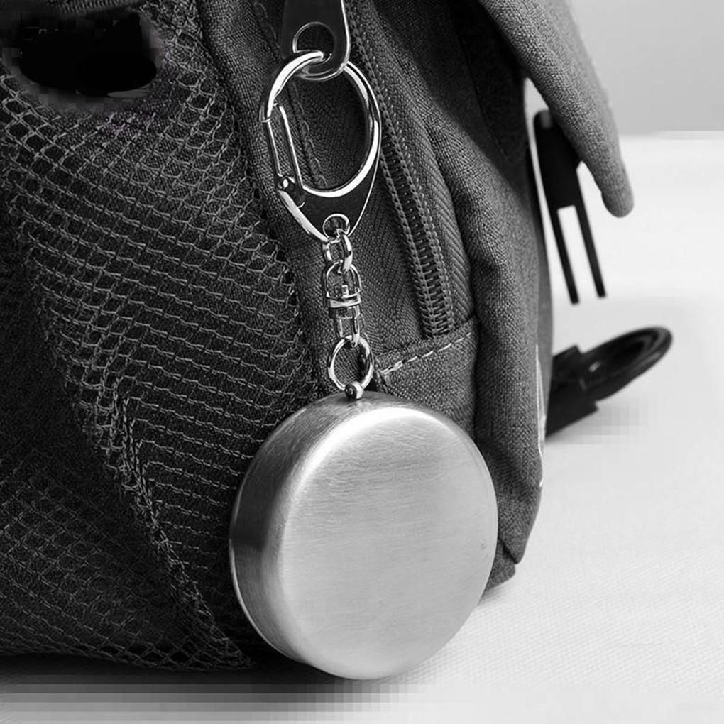 Cốc Uống Nước Bằng Thép Không Gỉ Có Thể Gấp Gọn Tiện Dụng Mang Theo Du Lịch / Dã Ngoại