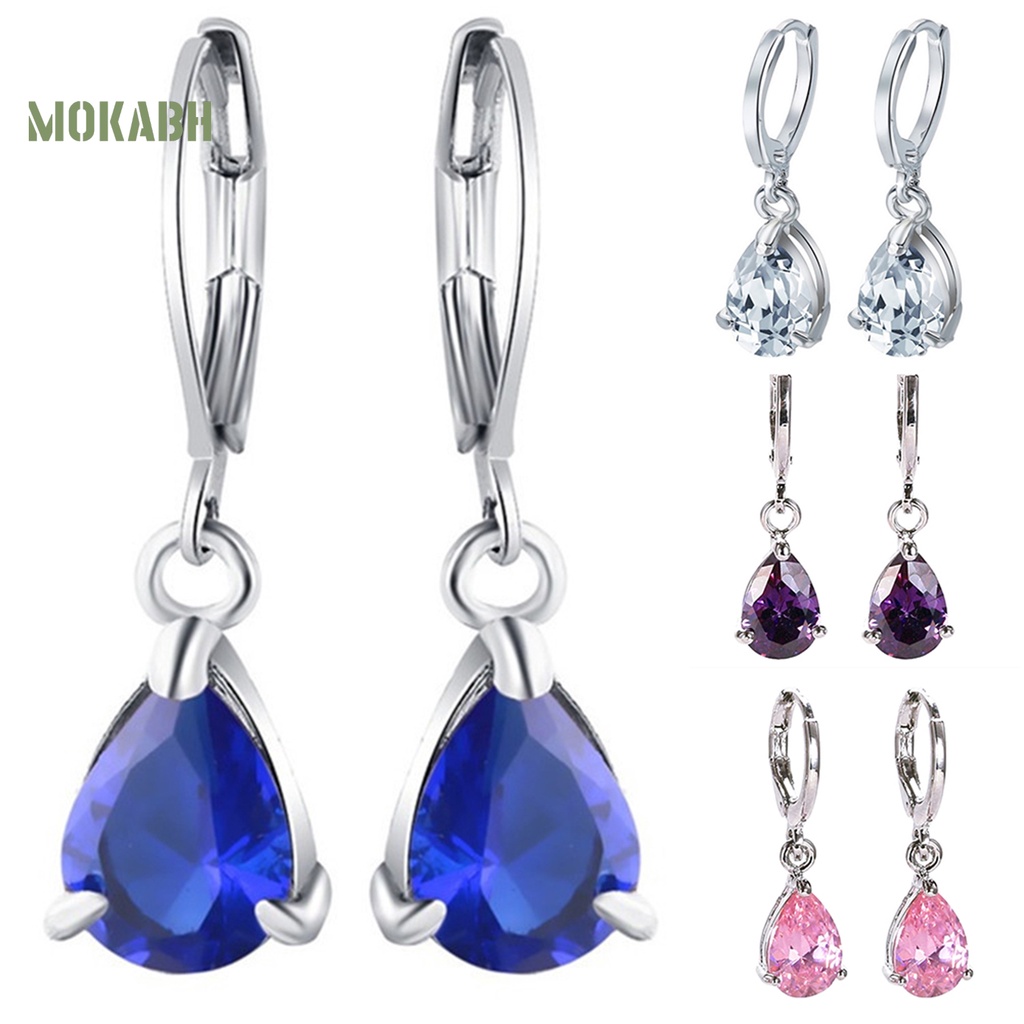 Bông Tai Hình Giọt Nước Thân Thiện Với Da Thanh Lịch