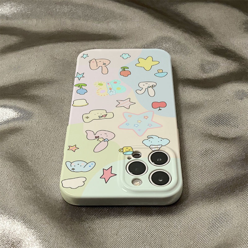 Ốp Điện Thoại Cứng / Phim Dán In Hình Động Vật Hoạt Hình Cho iphone14promax14pro11 Apple 1413