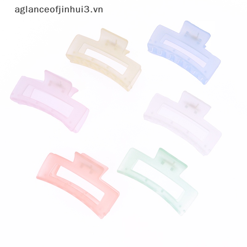 Kẹp Tóc Móng Vuốt Màu Trơn Thời Trang