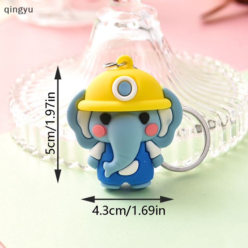 Móc Khóa Hình Búp Bê Hoạt Hình Bằng Nhựa Mềm Sáng Tạo