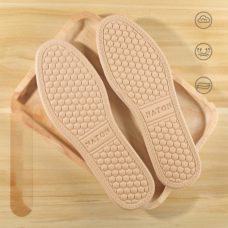 Lót giày thấm hút mồ hôi khử mùi cho nam nữ, thoải mái L15