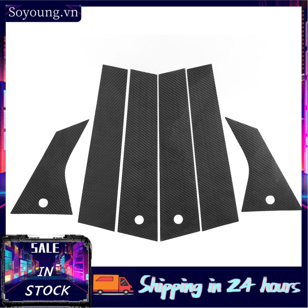 Soyoung Door Window Pillar  Abrasion Resistant C Post Trim High Toughness for Car Accessories