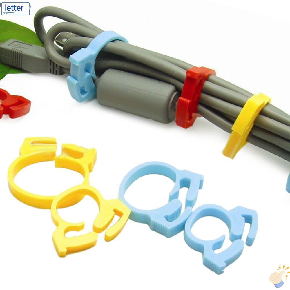 Bộ 4 Kẹp Cố Định Dây Cáp Tiện Dụng Cho Gia Đình