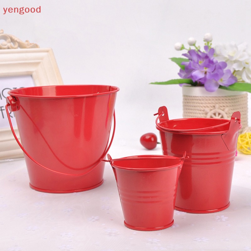 Xô Kẹo Mini Bằng Kim Loại Dùng Trang Trí Tiệc Cưới DIY