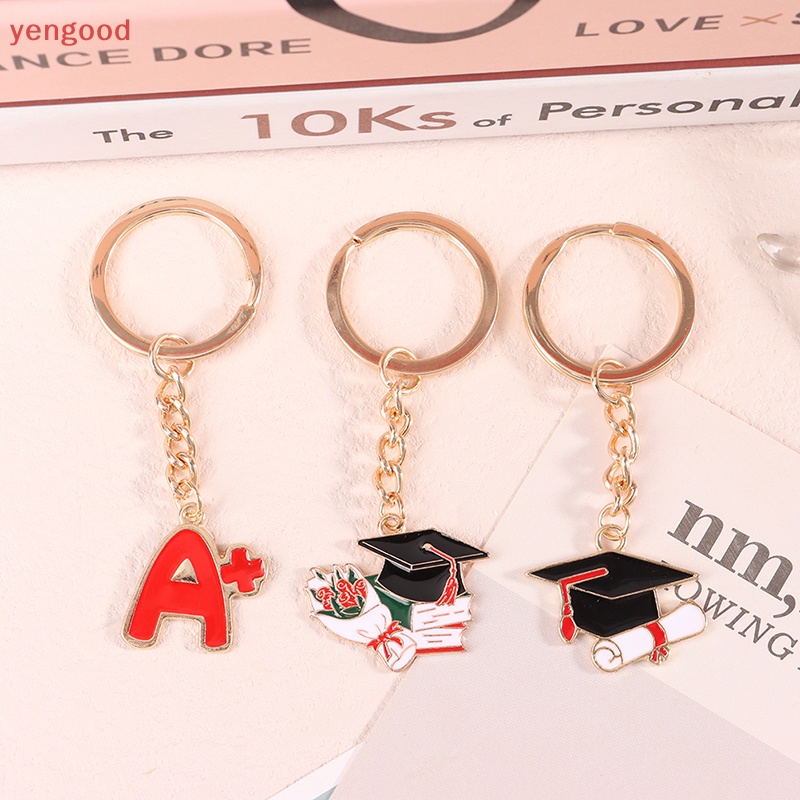 (YGD) Móc Khóa Hợp Kim Tinh Tế A + 100 Phụ Kiện Móc Khóa Hình Nắp Bachelor May Mắn Cho Học Sinh