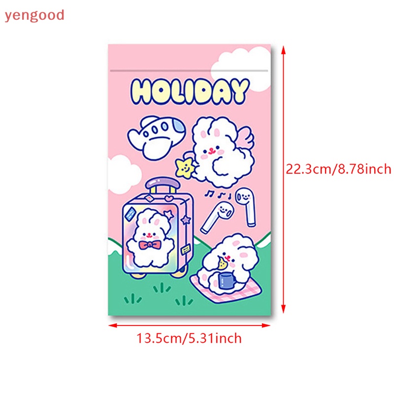 Set 10 Túi Zip Đựng Bánh Kẹo Trang Sức Chống Thấm Nước Có Thể Tái Sử Dụng