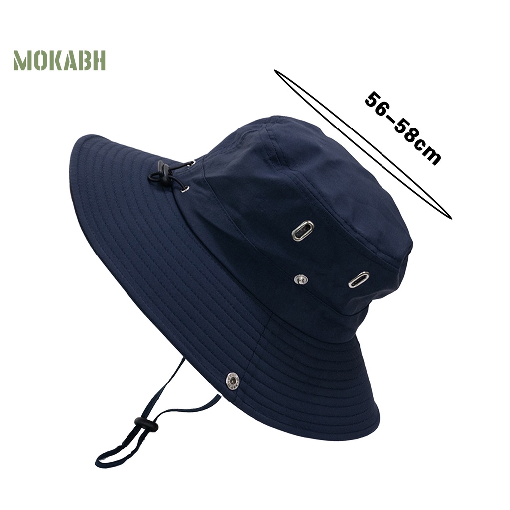 Mũ Rộng Vành Chống Nắng Chống Tia UV Thoáng Khí Màu Sắc Đơn Giản Dành Cho Nam Và Nữ