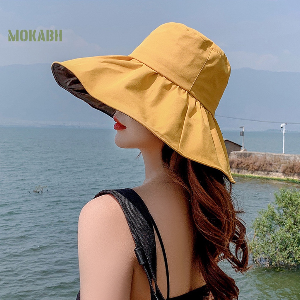 Nón Tai Bèo Chống Tia UV Chịu Nhiệt Màu Sắc Xinh Xắn Cho Nữ