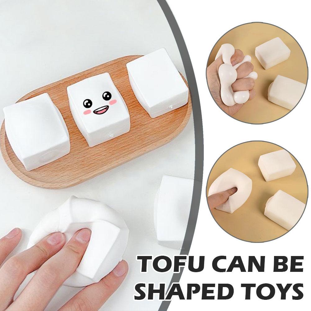 Đồ Chơi Bóp Hình Đậu Hũ Mềm Giúp Giải Tỏa Căng Thẳng