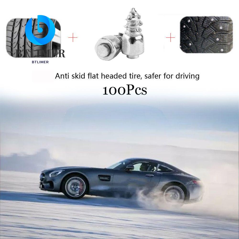 Bộ 100 Ốc Vít Kim Loại Chống Trượt Tiện Dụng Cho Mùa Đông