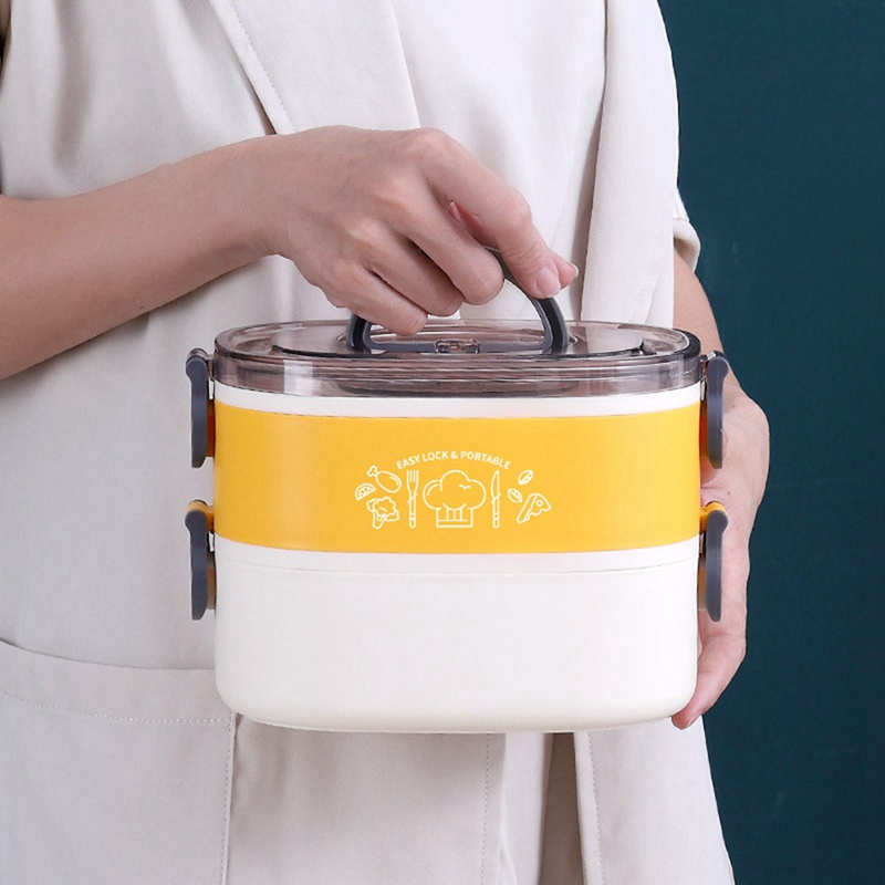 Hộp cơm Bằng Nhựa Có Thể Hấp Thụ Được Kiểu Dáng Dễ Thương