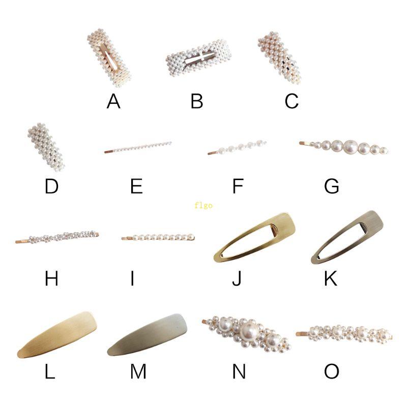 Kẹp Tóc Đính Ngọc Trai Giả Phong Cách Vintage Cho Cô Dâu