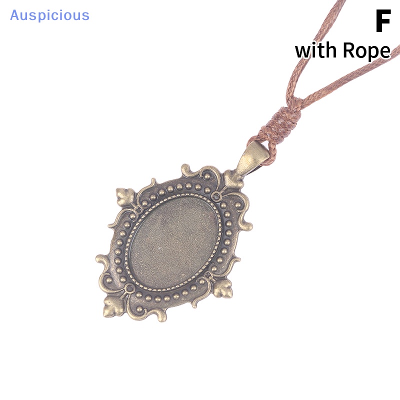 Khay Hình Oval Rỗng 18 * 25mm Dùng Làm Mặt Dây Chuyền DIY