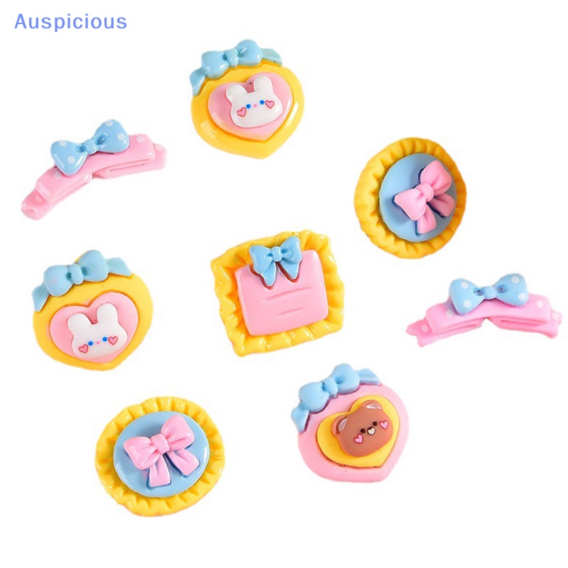 Set 10 Tượng Thỏ Mini Bằng Nhựa Resin Trang Trí Bánh Kem / Điện Thoại / Xe Hơi DIY