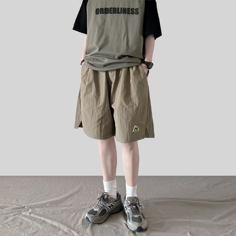 Quần Short Thể Thao Xếp Ly Phong Cách Nhật Bản Chống Thấm Nước Thời Trang Mùa Hè Cho Nam