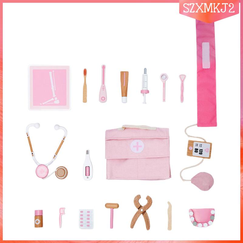 Set 18 Đồ Chơi Đóng Vai Bác Sĩ Cho Bé 3 4 5 6 Tuổi szxmkj2