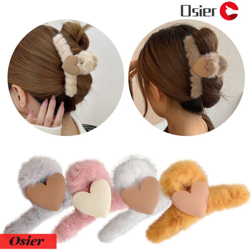 Set 1 Kẹp Tóc Hình Trái Tim Ấm Áp Thời Trang