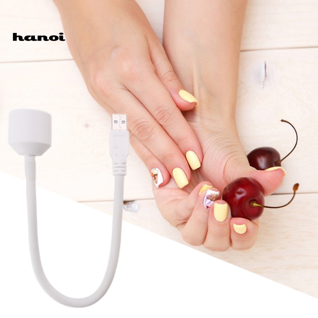 Đèn Hong Khô Sơn Móng Tay Bằng ABS Có Phích Cắm USB Tiện Dụng