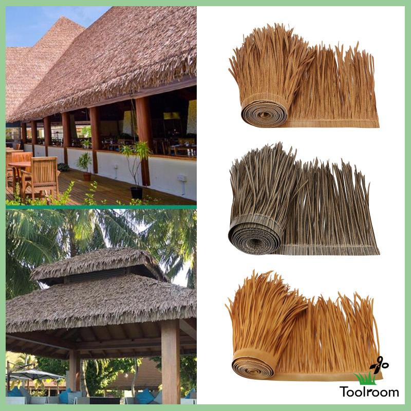 Tấm Rơm Nhân Tạo Gắn Mái Nhà Bền Bỉ Cho Sân Vườn