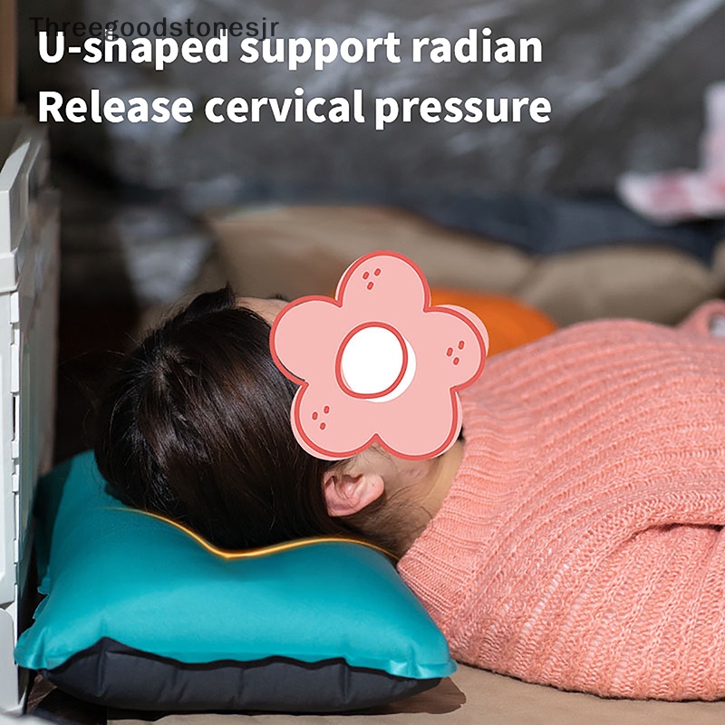 Gối Bơm Hơi Siêu Nhẹ Có Thể Gấp Gọn Tiện Dụng Mang Theo Du Lịch / Cắm Trại