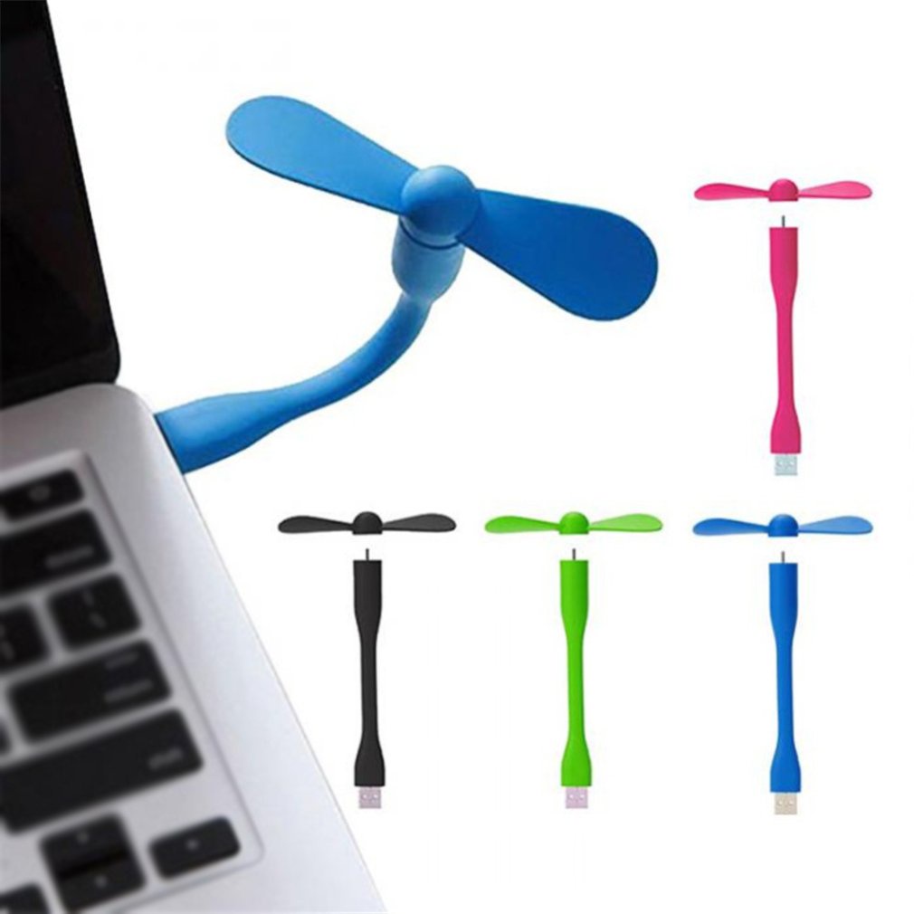 Flexible Mini Usb Fan Portable Detachable Cooling For Pc Devices Handheld [Q/1]