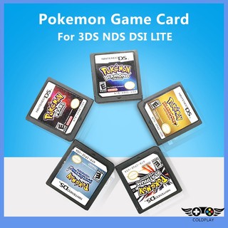 Dành cho nintendo ds 3ds ndsi ndsl nds lite pokemon thẻ trò chơi linh hồn bạc trái tim vàng ds nintendo hộp mực chơi thẻ