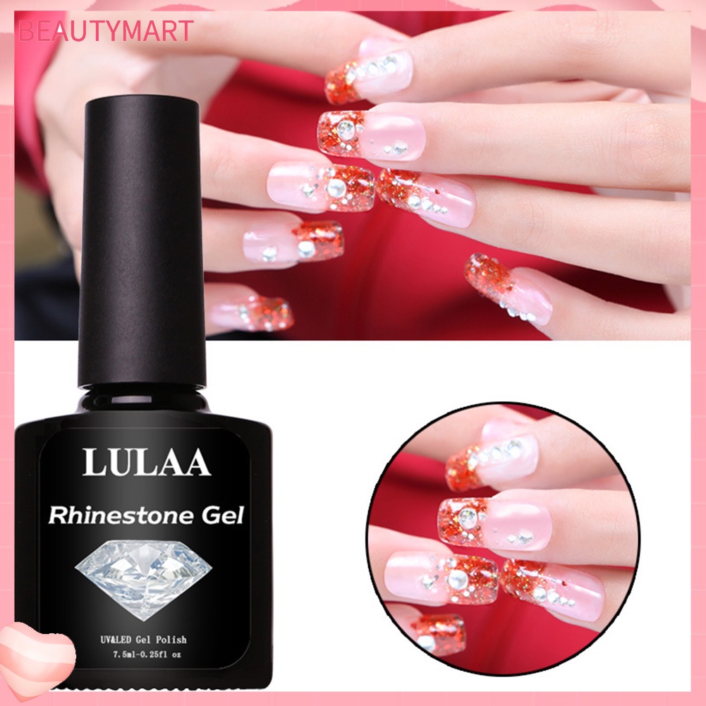 Keo UV LED Trong Suốt Dán Trang Trí Móng Tay Nghệ Thuật DIY