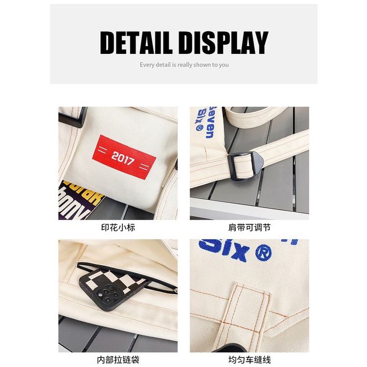 Túi Đeo Chéo Sức Chứa Lớn Phong Cách Retro Đường Phố 2023