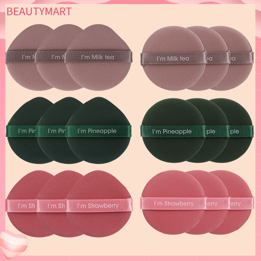 Set 3 Mút Trang Điểm Mềm Mại Độ Đàn Hồi Cao Khô Nhanh Thoáng Khí