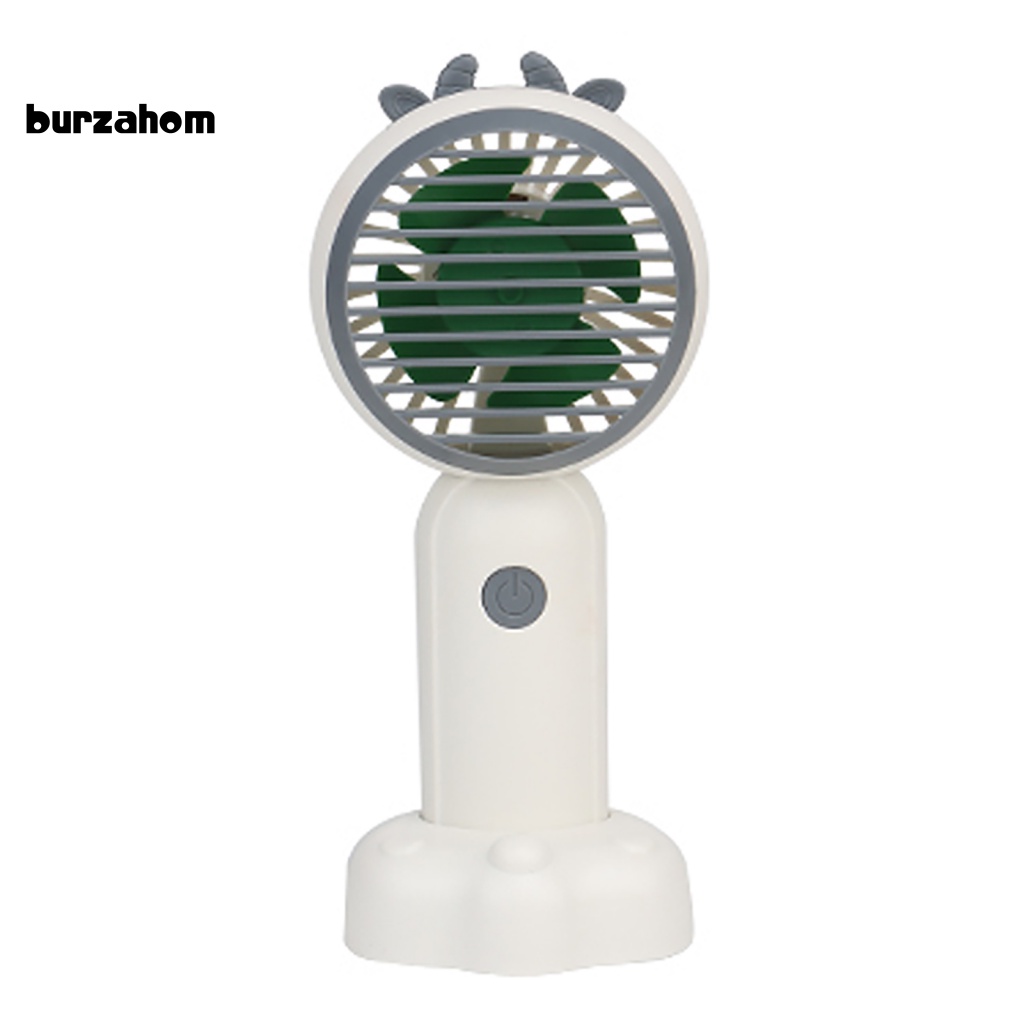 Quạt Làm Mát Mini Cầm Tay Hình Gia Súc Hoạt Hình Dễ Thương Có Thể Sạc Lại