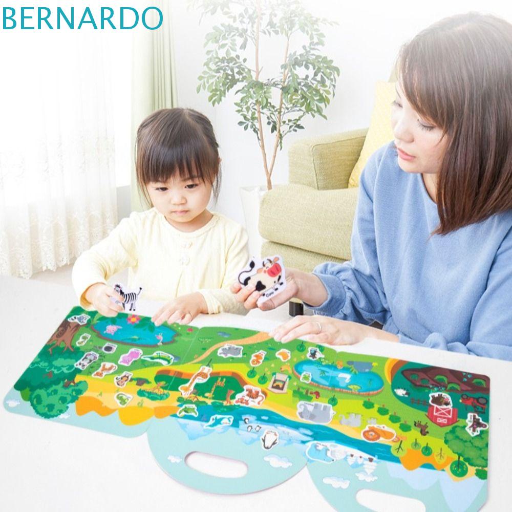 BERNARDO Miếng Dán Trang Trí Sách Hình Côn Trùng / Động Vật Biển An Toàn Cho Bé