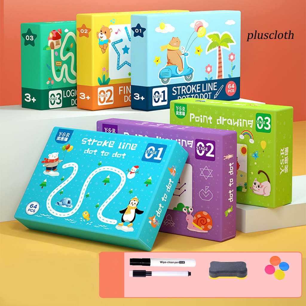1 Bộ Sách Viết Với Màng Mờ Chống Nước Dùng Để Giáo Dục Hằng Ngày Cho Trẻ Em
