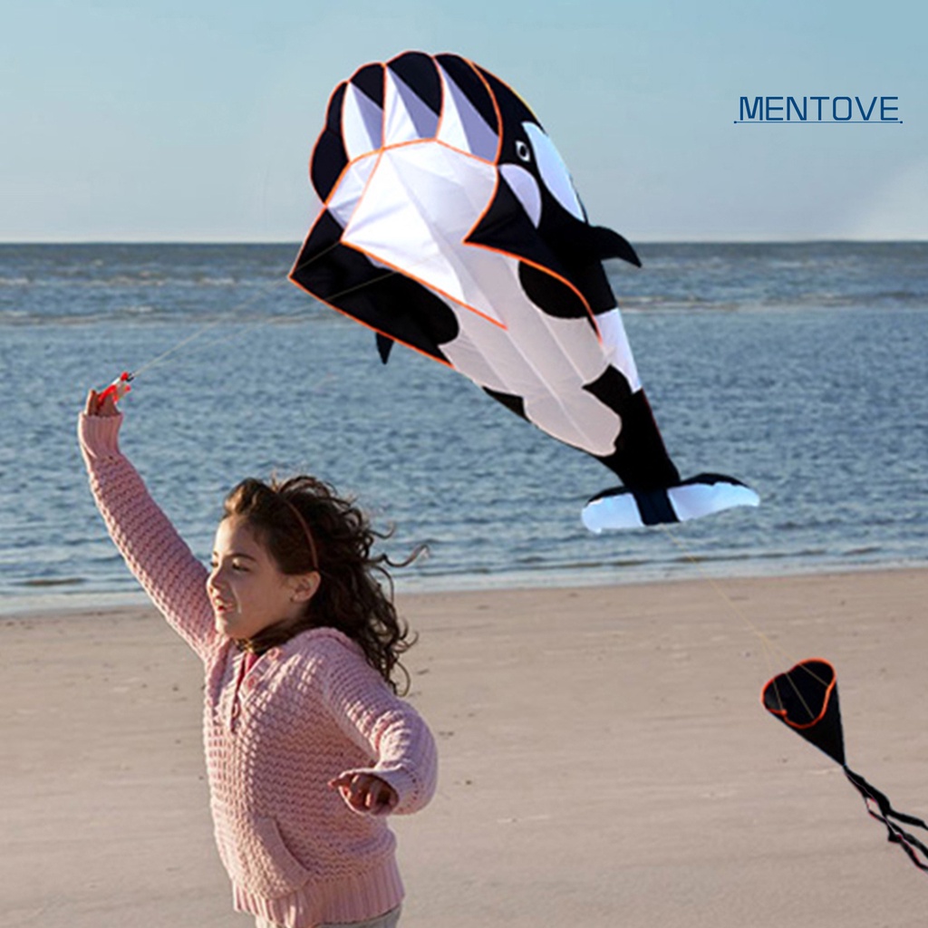 Diều Hình Cá Voi 3D Mềm Không Khung Cho Bé