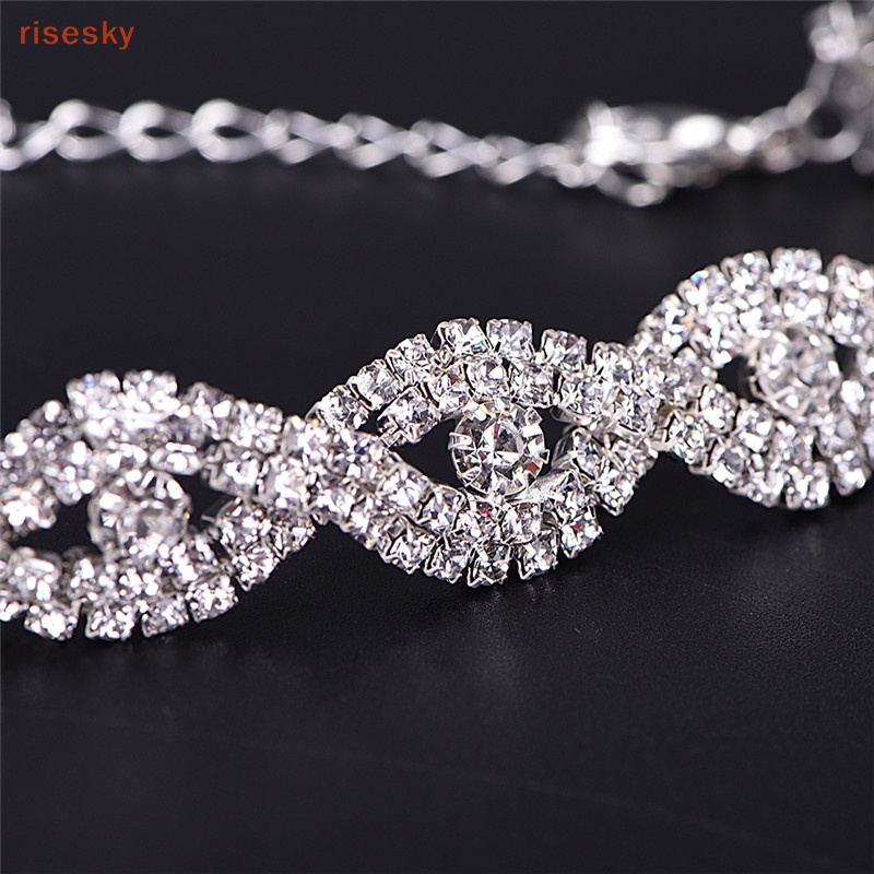 Vòng Tay Đính Đá Pha Lê Sang Trọng Cho Nữ