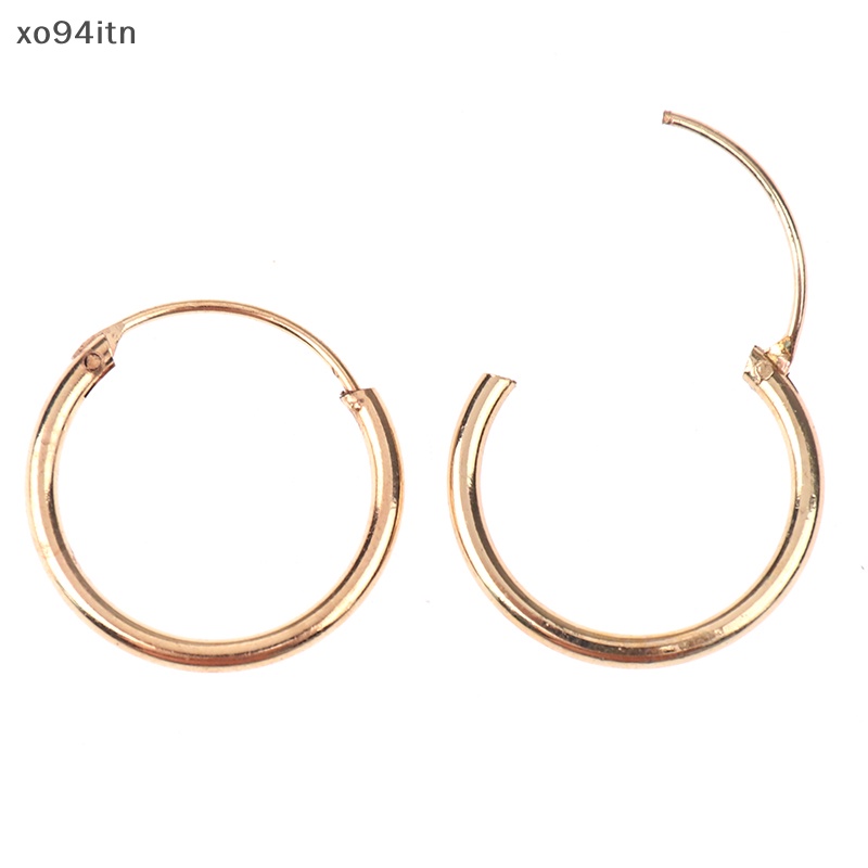 Set 3 Đôi Khuyên Tai Tròn Nhỏ Đơn Giản Thời Trang Cho Nữ Áo Kiểu Thời Trang Trẻ Trung Cá Tính