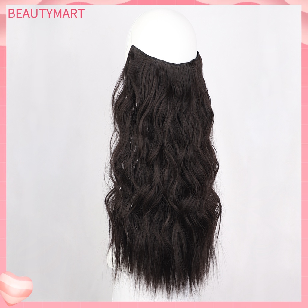 Bộ Tóc Giả Xoăn Dài Bằng Sợi Lụa Tự Nhiên Điều Chỉnh Được Nhiệt Độ Cao Dành Cho Nữ